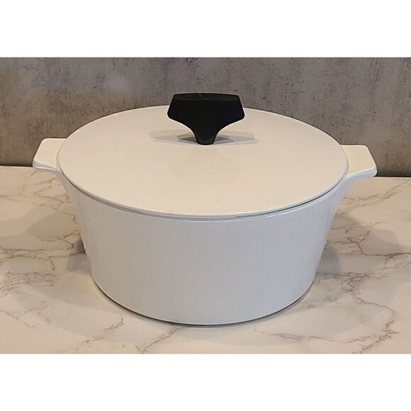 Corning Ware Modern White 1¾QT Buffet Server Casserole Dish & Lid MCM *READ* GUC - Picture 1 of 12